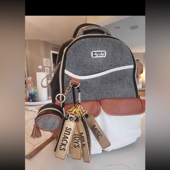 itzy ritzy mini backpack coffee and cream Diaper Bag Chic, Compact Mini Plus Backpack with Changing Pad, 10 Pockets (6 Internal, 4 External), Grab-Top Handle & Rubber Feet (Aspen) : Baby From Itzy Ritzy. Itzy Ritzy Boss Backpack Diaper